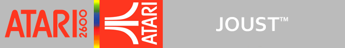 Joust logo for Atari 2600